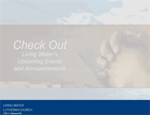 Tablet Screenshot of livingwateroshkosh.com